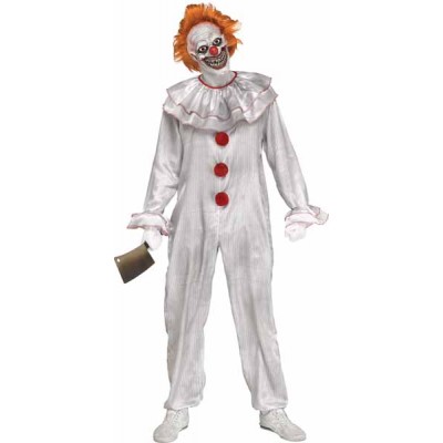 Costume pour adulte de Carnevil clown avec masque